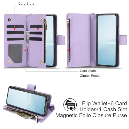 LOSRSO for Samsung Galaxy Z Fold 7 - Zipper Wallet Card Holder Phone Case by LOSRSO - Used condition - Image 3