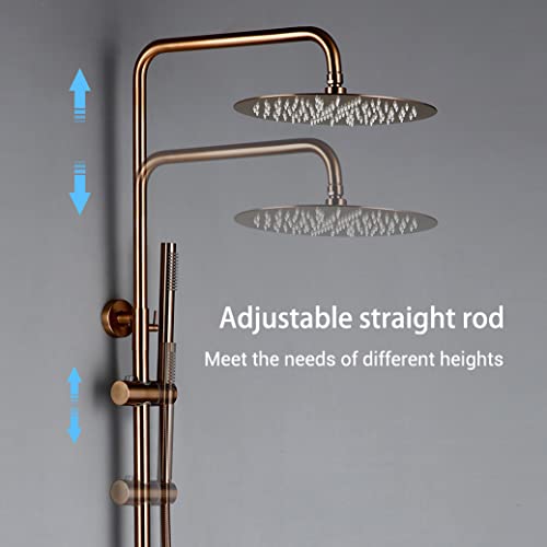 Mitigeur de douche thermostatique or rose, la promesse d'un moment de détente absolue - 6