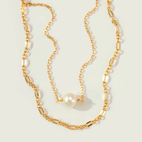 Image of MEVECCO Bracelet for Women 14K Gold Plated Dainty Chain Simple Jewelry Cute Handmade Minimalist for Her