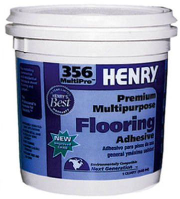 Henry 356 MultiPro Premium Multipurpose High Strength Paste Carpet & Sheet Vinyl Adhesive 1 qt.