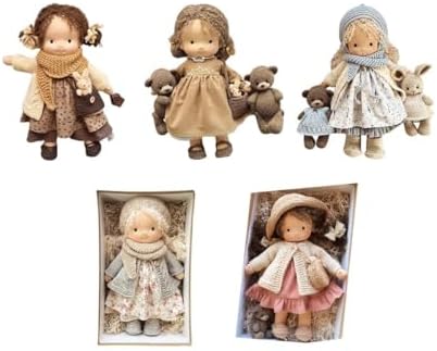 Muñeca Waldorf Hecha a Mano - Rosa