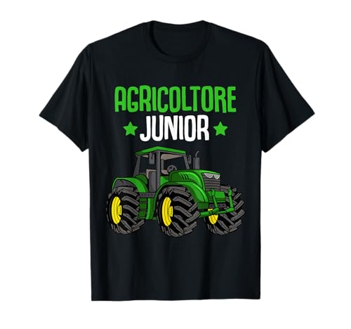 Trattore Agricoltore Junior Contadino Bambino Ragazzi Maglietta