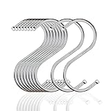✅【Mode und einfache Stile】 Unsere s haken haben eine matte Oberfläche, effektiv Fingerabdrücke und Akkumulation von Staub und Öl vermeiden. Eleganter S Haken edelstahl sorgt für großer Schönheit, die nicht nur dem modernen Design entspricht, sondern auch die lästige Unordnung reduziert.
