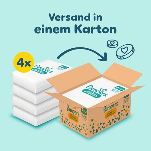 Pampers Premium Protection Größe 2, 248 Windeln, 4kg-8kg, unser Nr. 1 Haut- und Auslaufschutz