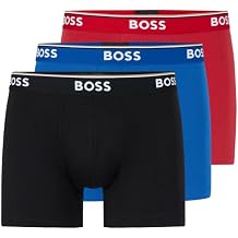 BOSS Men's 3-pack Power Cotton Stretch Boxer Briefs Boxer Shorts