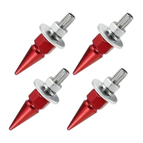 MUQIDA 4 PCS Spikes License Plate Screws for Car, Anti