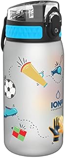 Ion8 Leak Proof Kids' Water Bottle, BPA , Football, 400ml
