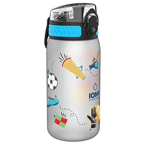 Botella Ion8 Niños de Fútbol Sin Fugas 400ml Cover