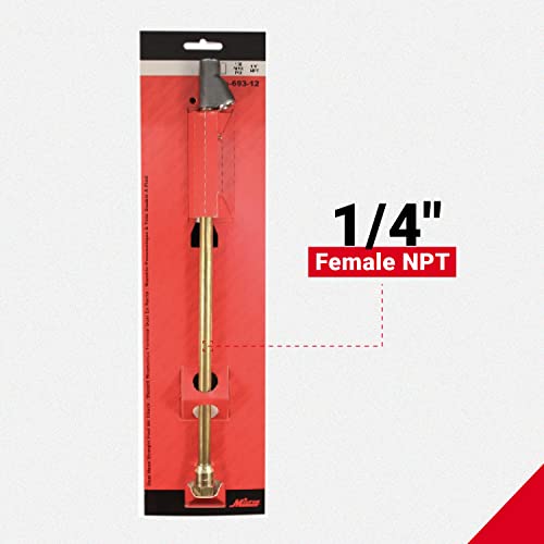 Milton S-693-12 1/4" Fnpt Extended Reach Dual Head Air Chuck #TOP1