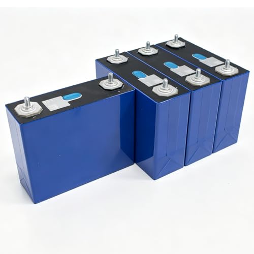Image of EVE LiFePO4 Cell 3.2V 116Ah A41 Grade A Deep Cycle Battery Lithium Iron Phosphate Rechargeable Battery Max.Continous Discharge /Charge 300A /3C,Included M6 Nuts and Bus Bars