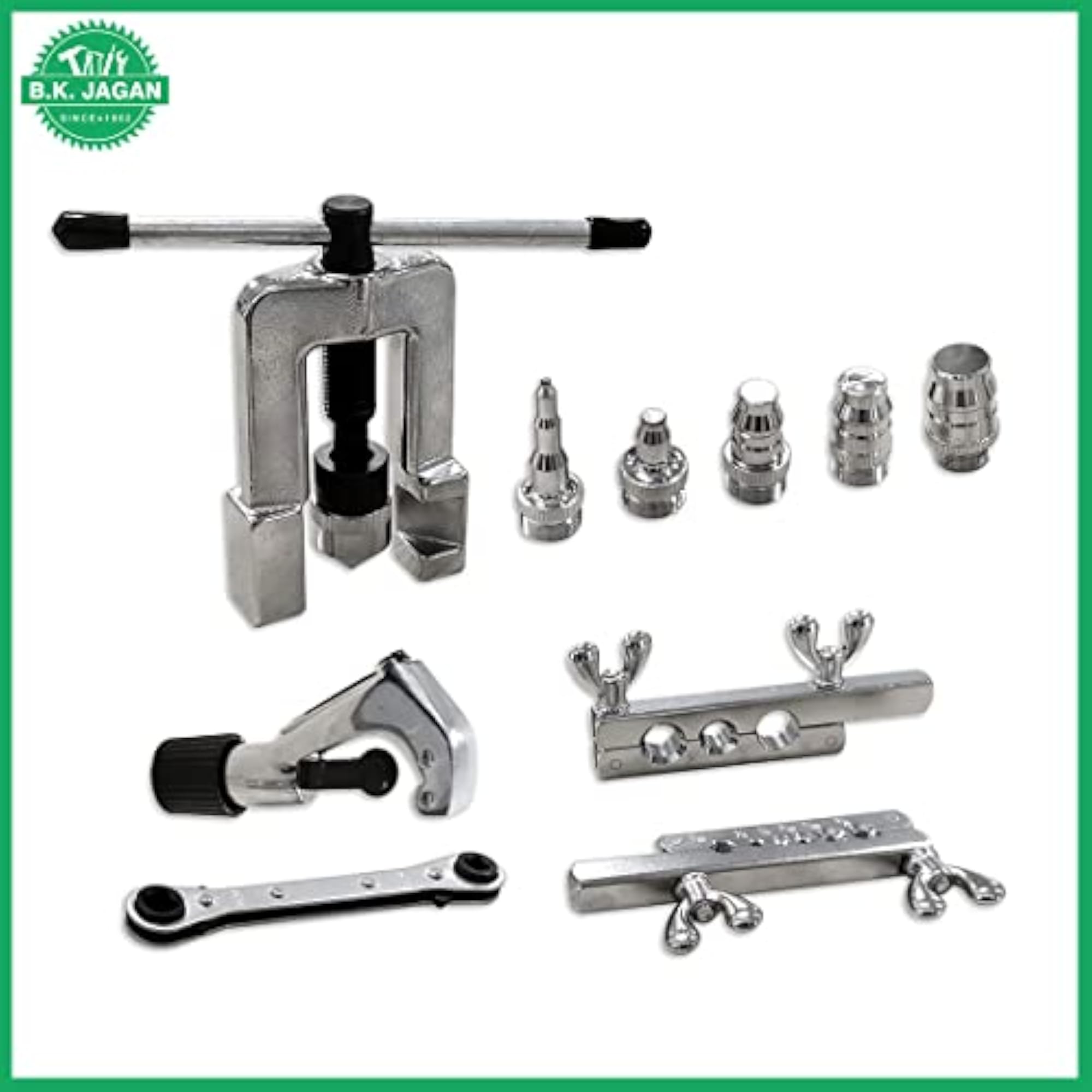 B K JAGAN Flaring & Swaging Tool Kit for Soft Copper Tubing