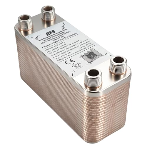 HFS 40-Plate Stainless Steel Wort Chiller