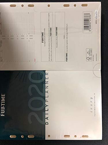 RICAMBIO AGENDA CON ANELLE 2020 FORMATO 14X21,5CM.