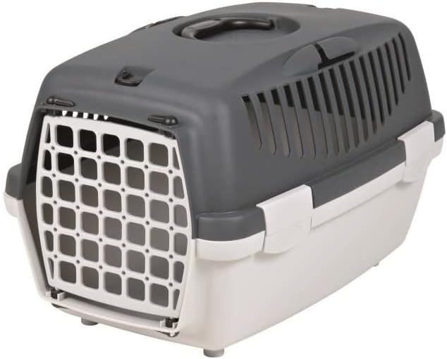 Trixie Traveller Capri I Pet Carrier, 48 cm, Light Grey/Dark Grey