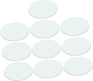 BESTOYARD 10 Peças De Béqueres De Vidro Tampa De Vidro De Relógio Vidro De Relógio Para Laboratório Béqueres De Química Tampa De Béqueres Para Folha De Vidro De Química Acessórios De