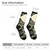 XZDZDX Wild Journeys Polyester Mid-Calf Socks 3 Black for Unisex - Skin-Friendly Elastic Fashion Crew Socks