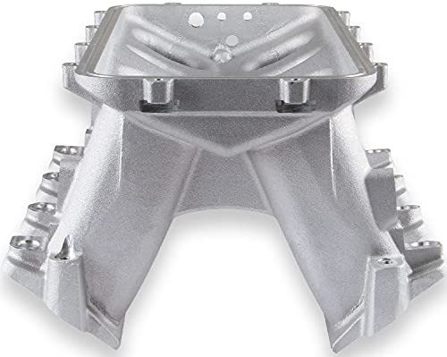 New Holley Efi Hi-Ram Intake Manifold With L𐐬ngitudinal Mount Plenum Top,Silver,Compatible With Gм Ls3,L92 Engines #TOP2