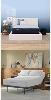 Serta Adjustable Plush Twin XL Mattress Set