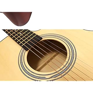 MLOPPTE Guitare,40 pouces guitare acoustique en bois pour débutants étudiants formation tilleul 6 cordes instruments de musique folk 40 pouces marron - Les Beatles, Paul McCartney, John Lennon, RIngo Starr, George Harrison MLOPPTE Guitare,40 pouces guitare acoustique en bois pour débutants étudiants formation tilleul 6 cordes instruments de musique folk 40 pouces marron – Image 7
