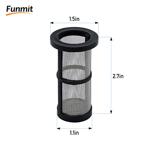 Funmit In-Line Filter Screen 48-222 Replacement For Zodiac Polaris 180, 280, 380, 3900 Model Pool Cleaner In-Line Filter Screen 48-222 (2 Pack) #TOP2
