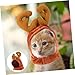 Milisten Antler Dog Hat Adorable Reindeer Costume Accessory for Pets for Christmas Parties and Holiday Photo Shoots Soft and Lightweight Design for Comfort