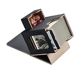 Mage Tech Commander Deck Box per MTG - Design Brevettato, Vetrina Commander, Adatta a 100 Carte Double-Sleeve, Porta Carte Magnetico da 35pt & Vassoio per Dadi - Nero/Oro Pallido