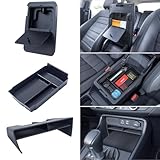 PIMCAR 3PCS Center Console Organizer Compatible with Honda CRV 2025 2024 2023 Accessories CR-V Hybrid Hidden Storage Armrest Box Insert Tray