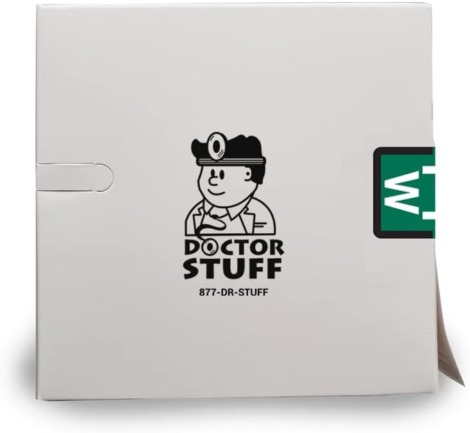 Doctor Stuff - File Folder Labels, Alphabet Letter W, TAB Products 1307 - A1307 Top Tab Series Compatible Alpha Stickers, Dark Green, 1" x 3/4", 500/Roll