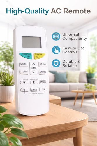 Image of Original Universal Ac Remote Compatible for Daikin Inverter Split AC Remote Dew Clean 1 Ton 1.5 Ton 2 Ton 3 Star 4 Star 5 Star.