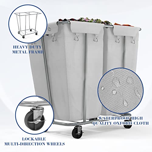 Tosikole Rolling 320L Commercial Laundry Basket #TOP27