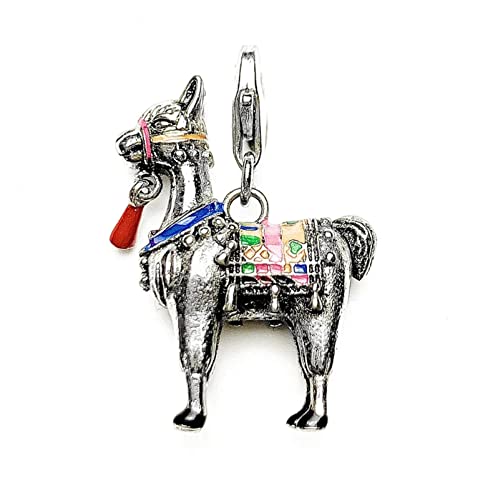 OYZY Alpaka Lama Charms Anhänger, 925er Sterling Silber Anhänger Schmuck for Frauen & Männer Schmuckherstellung DIY Cover