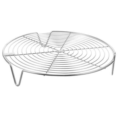Homoyoyo Stainless Steel Steamer Rack with Three-legged Stable Design for Pressure Cooker Use Smooth Polished Surface for Easy Cleaning Versatile Cooking Rack for Steaming Baking and