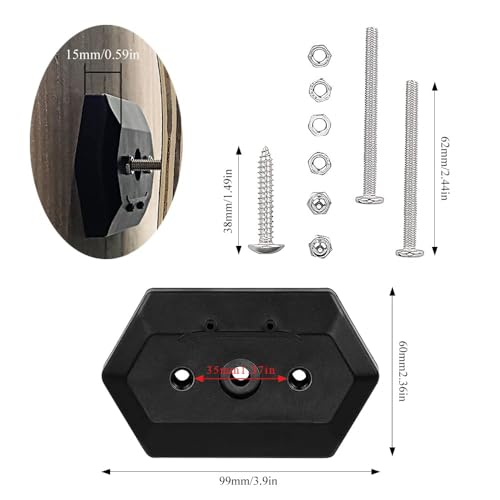 Namvo 3 Stück Skateboard-Wandhalterung, Skateboard-Deck-Wandhalterung, Skateboard-Display-Aufh?nger, vertikal und horizontal, zur Aufbewahrung von Skateboard-Deck-Displays