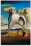 ARONYA Toile tableau 60x90cm Sans cadre Ruines après la pluie Art Poster par Salvador Dalí Living Room Decor Print Intérieur Peintures Toile