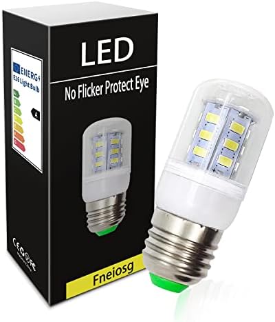 E26 LED Refrigerator Light Bulb 3.5W 40Watt Equivalent, Waterproof Frigidaire Freezer LED Light Bulb IP54, Daylight White 6000K 500 Lumen, Energy Saving ac 100 265v 3.5w Light Bulb Refrigerator Bulb