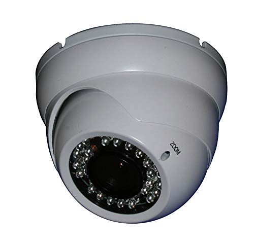 Image of Dummy Dome Fake Security Camera Flashing Red LED Light (Set of 2)