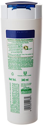 Image of Clinic Plus + Naturally Strong Health Shampoo with Herbal Extracts, 340ml