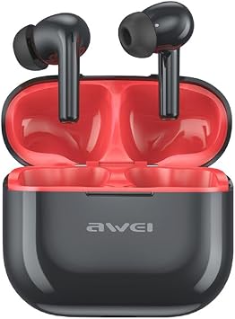 Awei T1pro Bluetooth Earbuds, Wireless Bluetooth 5.3 Earbuds, HiFi Stereo Sports Earbuds with Mic IPX6 Waterproof Touch Control