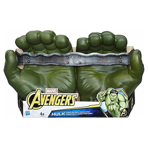 Avengers - Marvel Avengers - Súper puños gamma de Hulk - 2 Súper puños gamma para niños a partir de 4 años