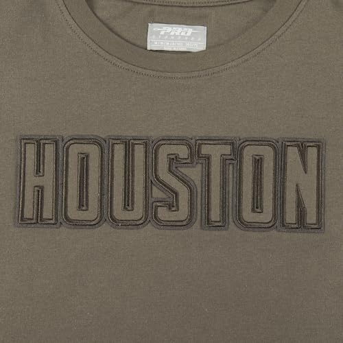 Pro Standard Big Girls NBA Houston Rockets Neutral Short Sleeve Boxy Tee Dark Taupe M by Pro Standard - Used condition - US$19.57