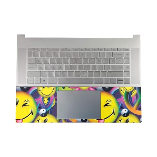 Image of Gaming Skin Compatible with HP Envy x360 16 inch (2023) - Peace Smile - Premium 3M Vinyl Protective Wrap Decal Cover - Easy to Apply | Crafted in The USA by MightySkins