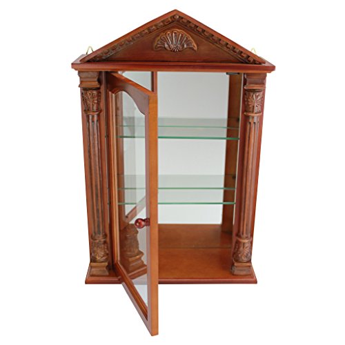 Design Toscano Essex Hall Hardwood Wall Curio Cabinet #TOP1