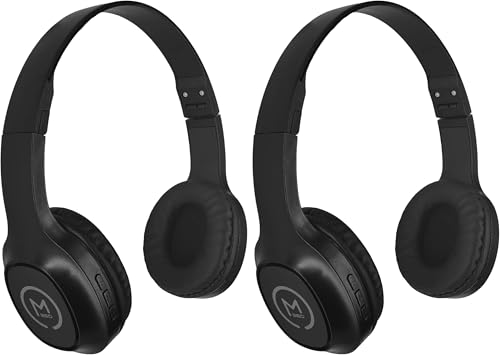 Image of Morpheus 360 Tremors Bluetooth Headphones | Built-in Microphone | Wireless Headset | Gaming Headphones | on Ear Earphones | Wireless /Wired | Black | HP4500B (Pack of 2)