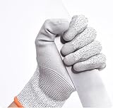 Edward Tools Cut Resistant Gloves – Level A3 Safety Gloves, 13-Gauge HPPE & Glass Fiber Liner, PU Grip, Breathable, Lightweight – For Construction, Metal Work, Woodworking, Kitchen Prep (Large 10”)