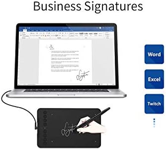 XP-PEN Deco mini7W Graphic Drawing Tablet Wireless 2.4GHz Digital Drawing Pad for Painting, Design, Online Learning and Web Conferences
