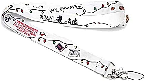 Premium Lanyard Stranger Things TV Show Themed - Hook & Phone String - Keychains or ID Badge Holders