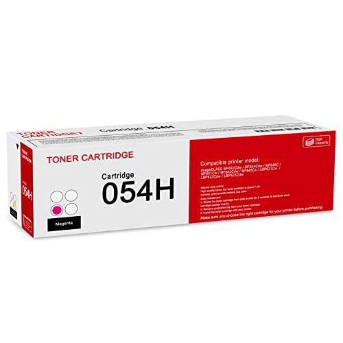 1 Pack 054H 3026C001 Magenta Toner Cartridge: Compatible CRG-054H Replacement for Canon imageCLASS MF642Cdw MF644Cdw MF640C MF641Cw MF643Cdw MF645Cx LBP621Cw LBP622Cdw LBP623Cdw Printer -  Compatible-toner, CT-054H-1M