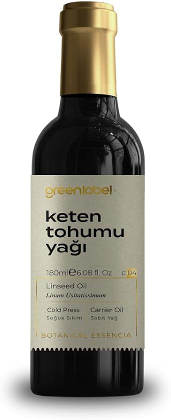 Greenlabel Keten Tohumu Ya  So uk S k m%100 Do al Ve Saf 180ml