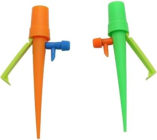 Durable 40 Pcs Adjustable Automatic Spiked Self Watering Device with Control Valve Auto Drip Water-Dropper Plants Flower Watering Tools (Color : Aventurine Quartz)