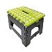 EUROXANTY Tabouret Pliant en Plastique | Tabouret Pliable en Plastique | Tabouret Pliant Ultra-léger avec 150 Kg de Capacité maximale